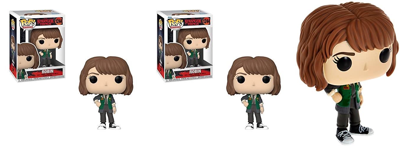 Funko POP! TV: Stranger Things - Robin - Figura Coleccionable 9 cm en Caja de Exhibición - Ideal para Fans de la Serie