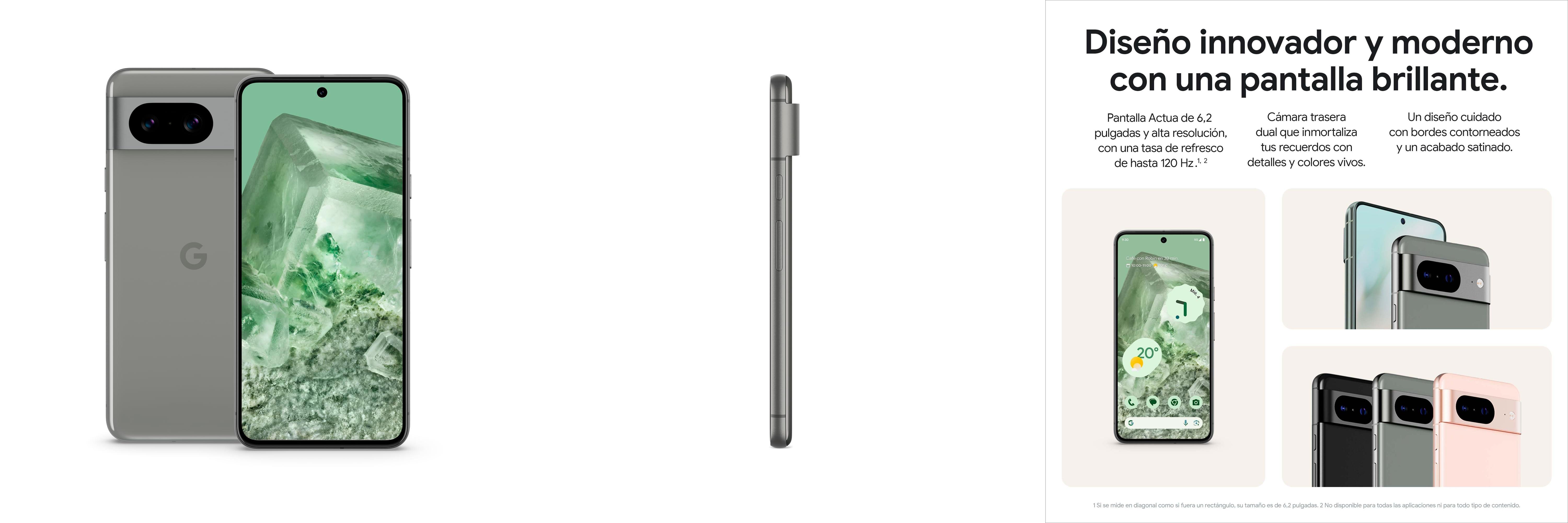 Featured image of post Descubre el Google Pixel 8 - El smartphone Android libre con cámara avanzada y funciones de seguridad en Verde Liquen