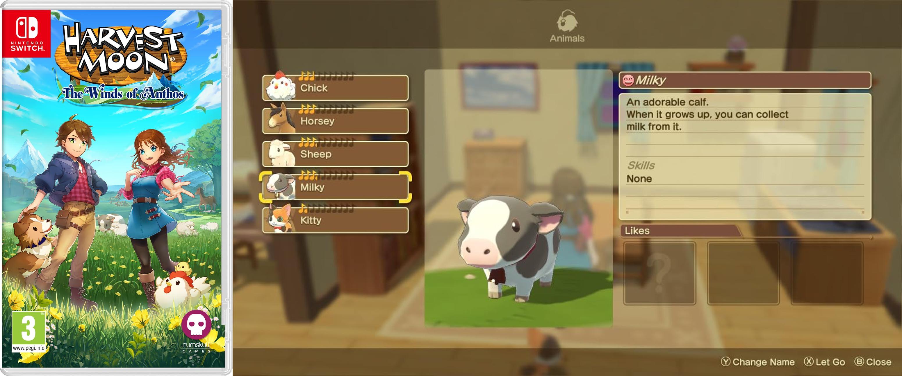 Revive la Diosa de la Cosecha en Harvest Moon: The Winds of Anthos para Nintendo Switch