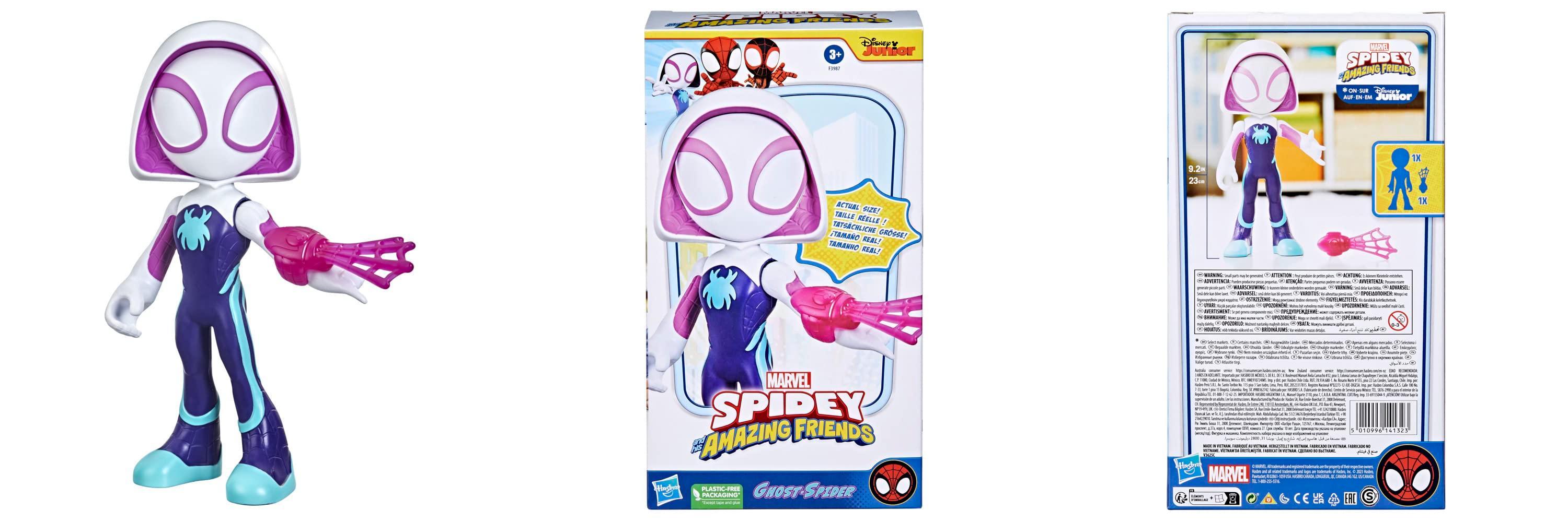 Descubre la Figura Gigante de Ghost-Spider de Hasbro Marvel - ¡Ideal para los Pequeños Superhéroes!