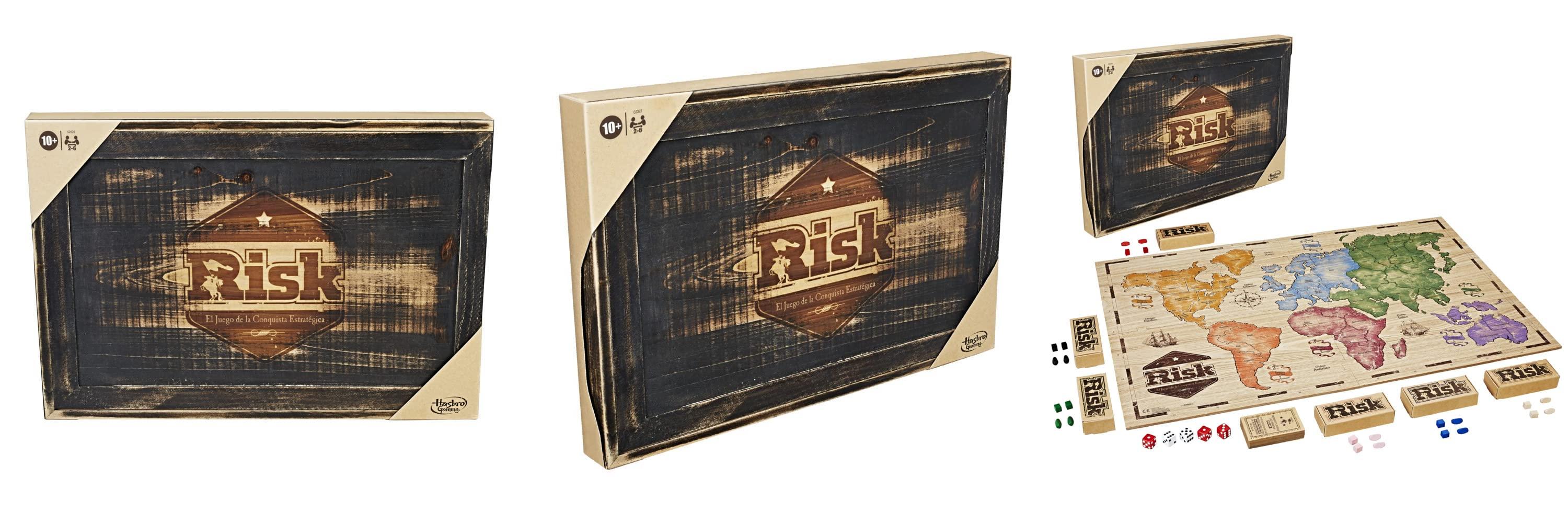 Descubre el Juego Risk Rustic Series Edition de Hasbro: diversión en familia y desarrollo intelectual para niños y niñas