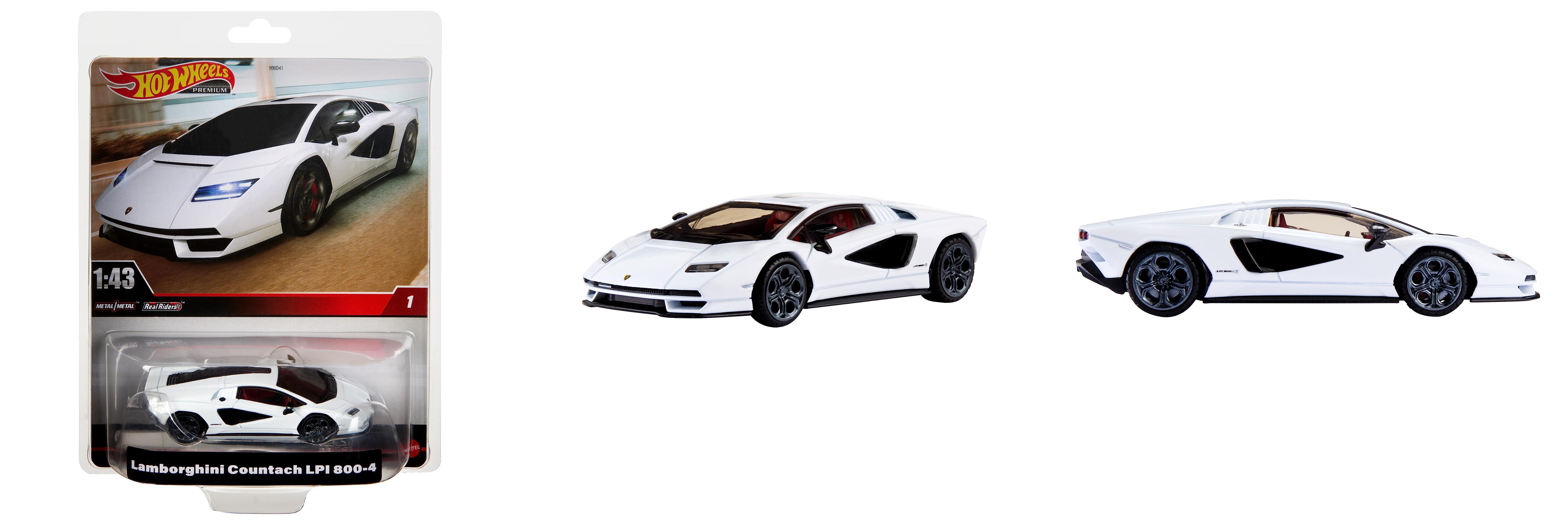 Hot Wheels Premium 1:43rd - Réplicas Licenciadas con Neumáticos Real Riders™ para Coleccionistas Adultos
