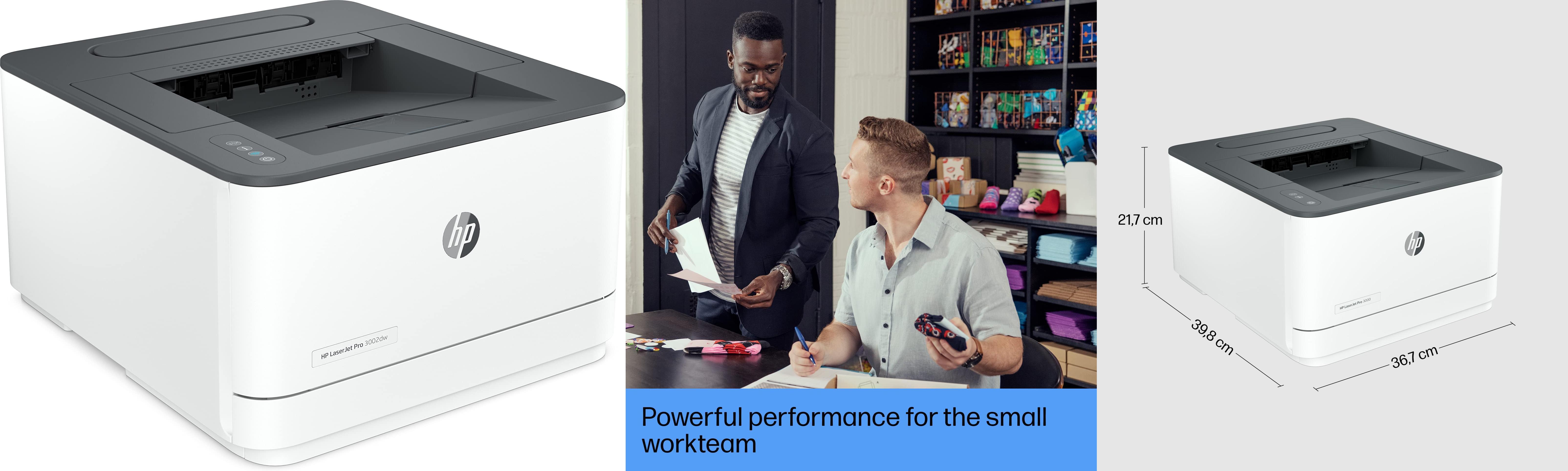 Descubre la Impresora HP LaserJet Pro 3002dw: Velocidad y Seguridad en un Dispositivo Inteligente