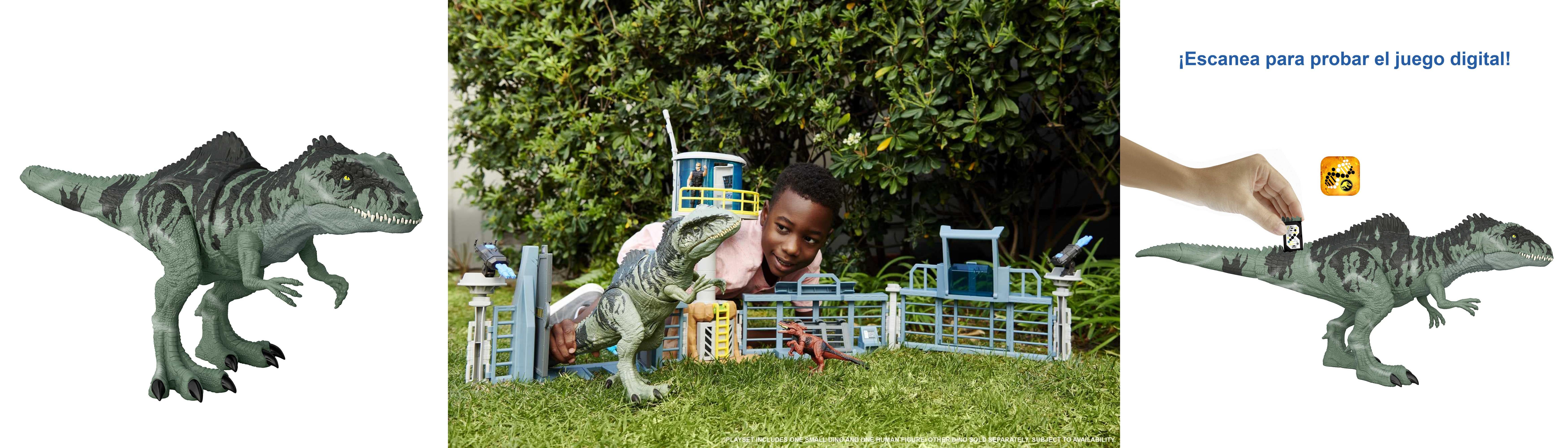 Featured image of post Descubre el emocionante mundo prehistórico con la Figura de Acción Gigante Jurassic World Dominion Strike N' Roar SIOC de Mattel