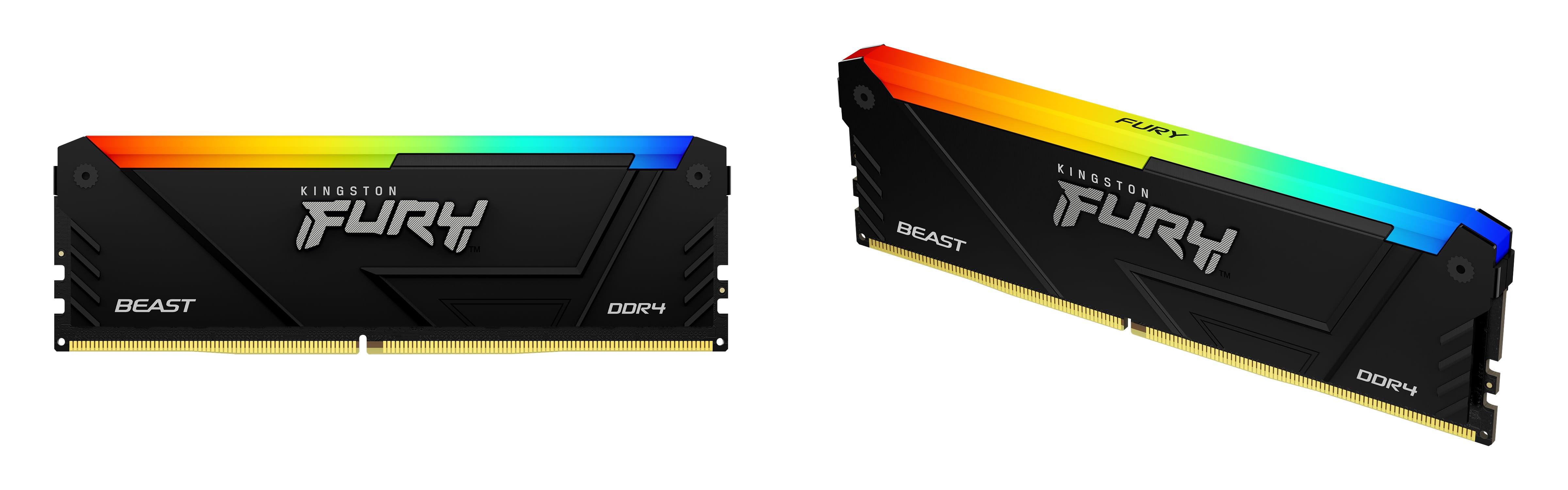 Featured image of post Descubre la potencia y estilo del Kingston Fury Beast RGB 16GB DDR4 para tu ordenador de sobremesa