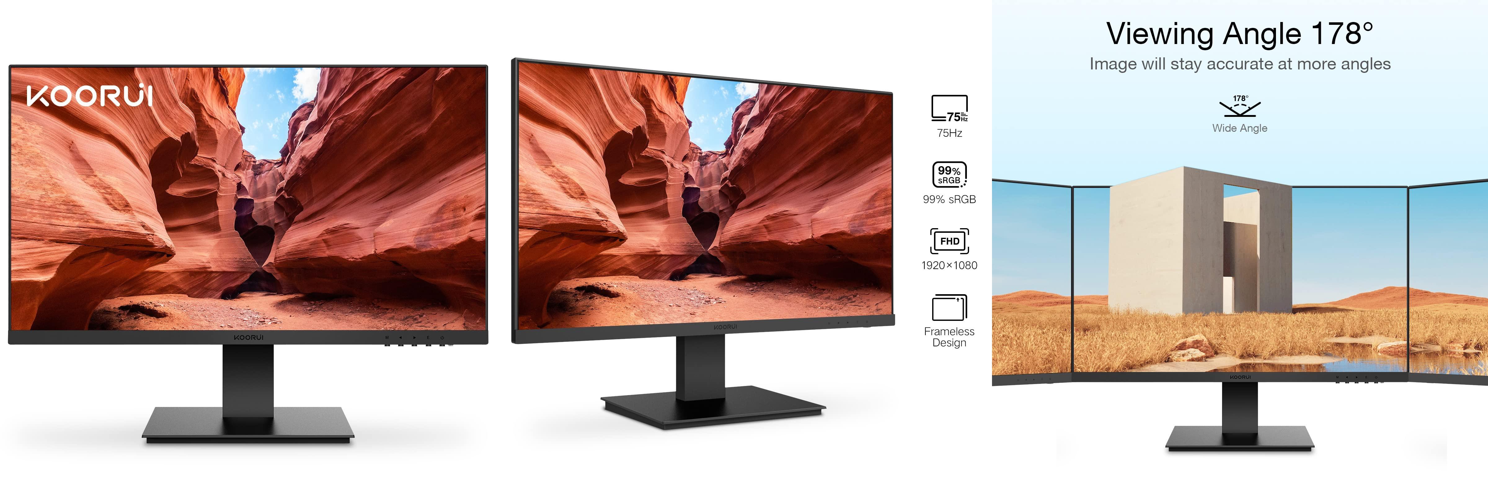 Featured image of post Descubre el rendimiento sobresaliente del monitor KOORUI 24 Pulgadas Full HD: resolución y comodidad para tus ojos