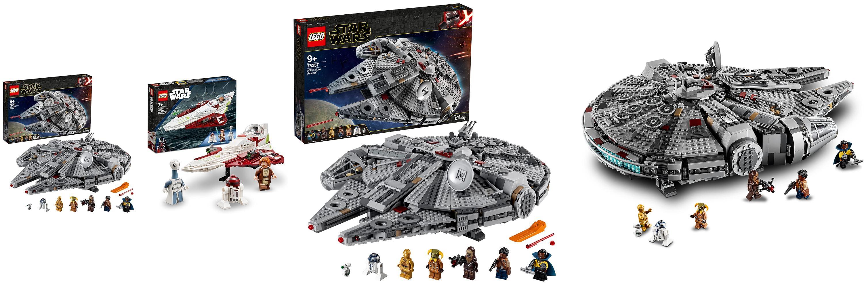 Descubre la Emoción de Construir con LEGO Star Wars: Halcón Milenario y Caza Estelar Jedi