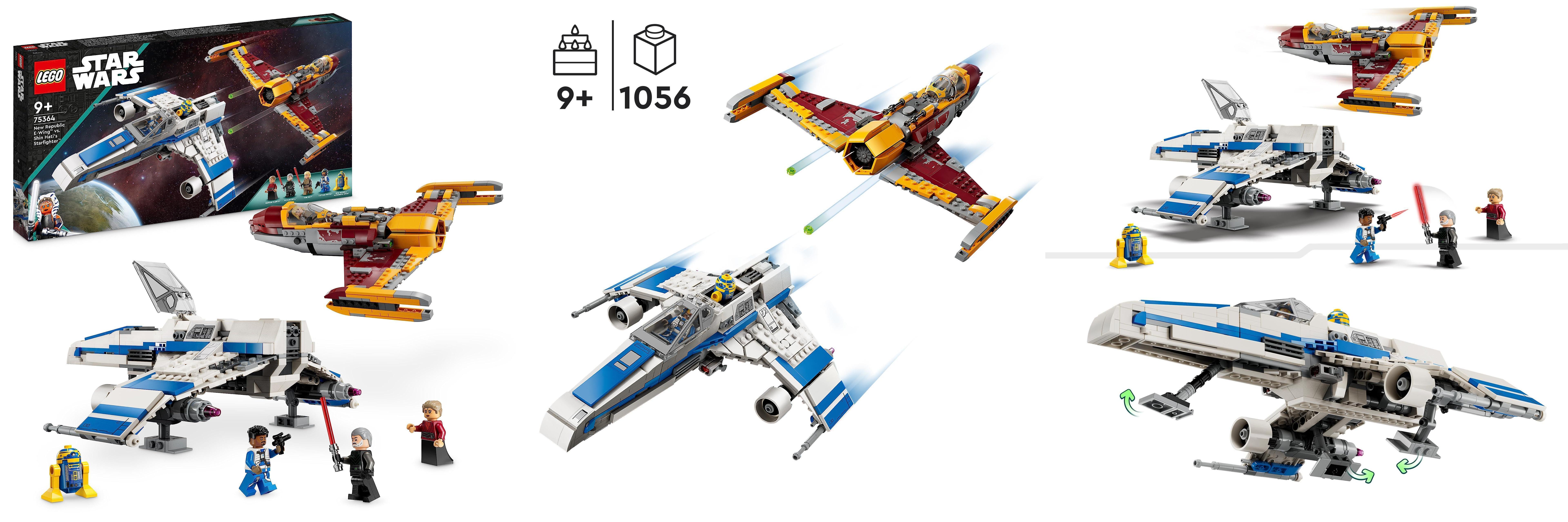 LEGO 75364 Star Wars Ala-E vs. Caza Estelar Shin Hati: ¡Una emocionante batalla galáctica!