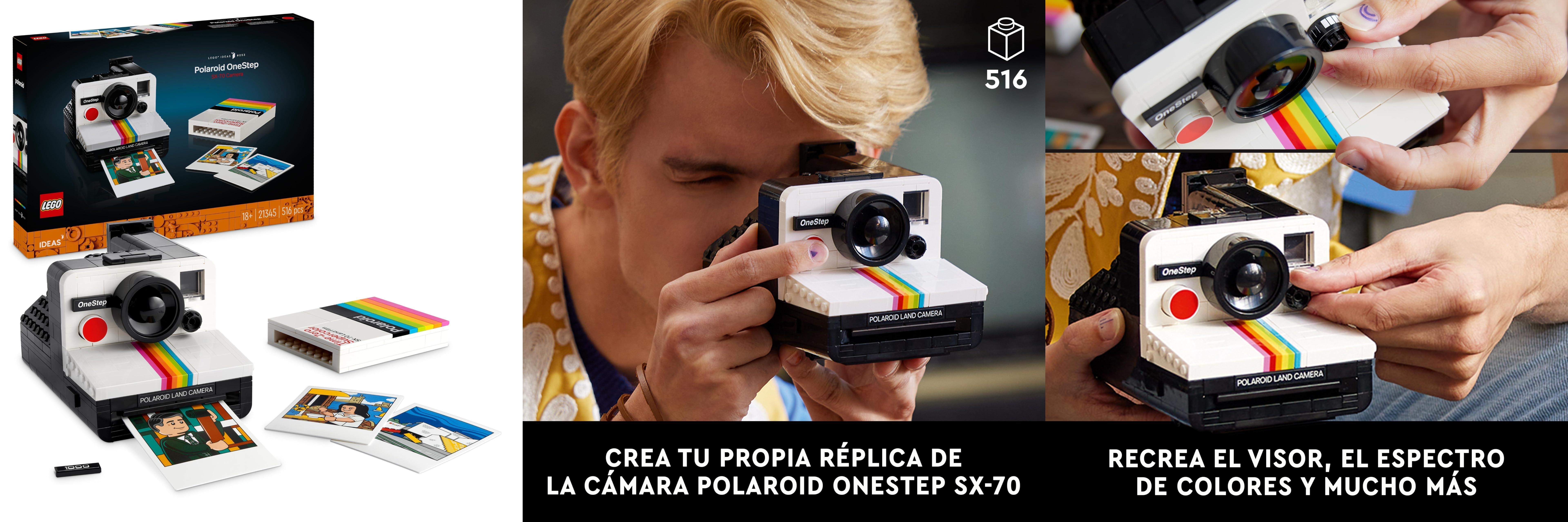Descubre la diversión creativa con el LEGO Ideas Cámara Polaroid OneStep SX-70: un regalo único para fotógrafos y coleccionistas