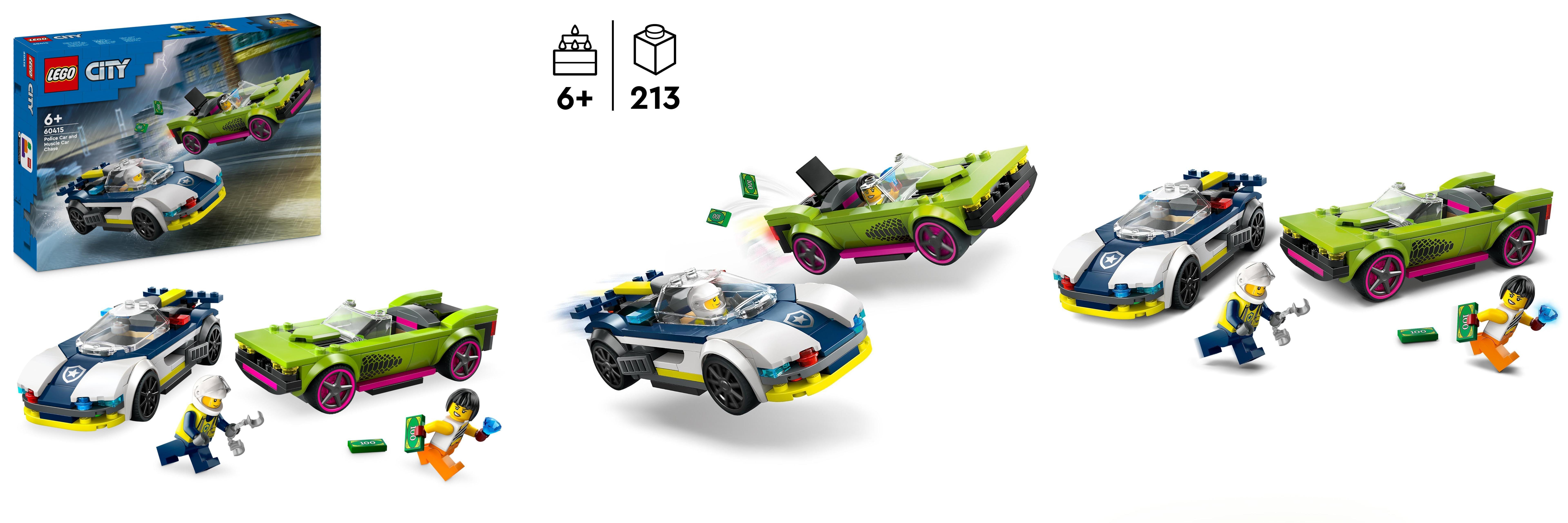 Featured image of post Descubre la Diversión con LEGO City Coche de Policía y Potente Deportivo - Reseña