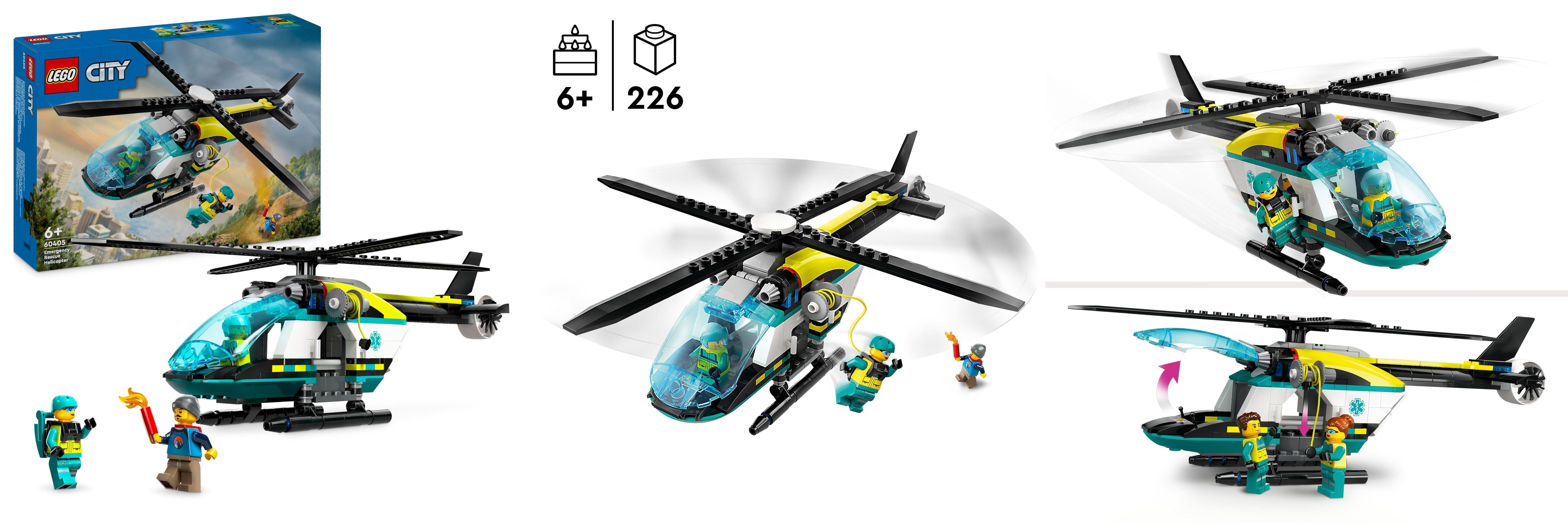 Featured image of post Reseña del LEGO City Helicóptero de Rescate: Juguete Creativo para Niños y Niñas de 6+ años