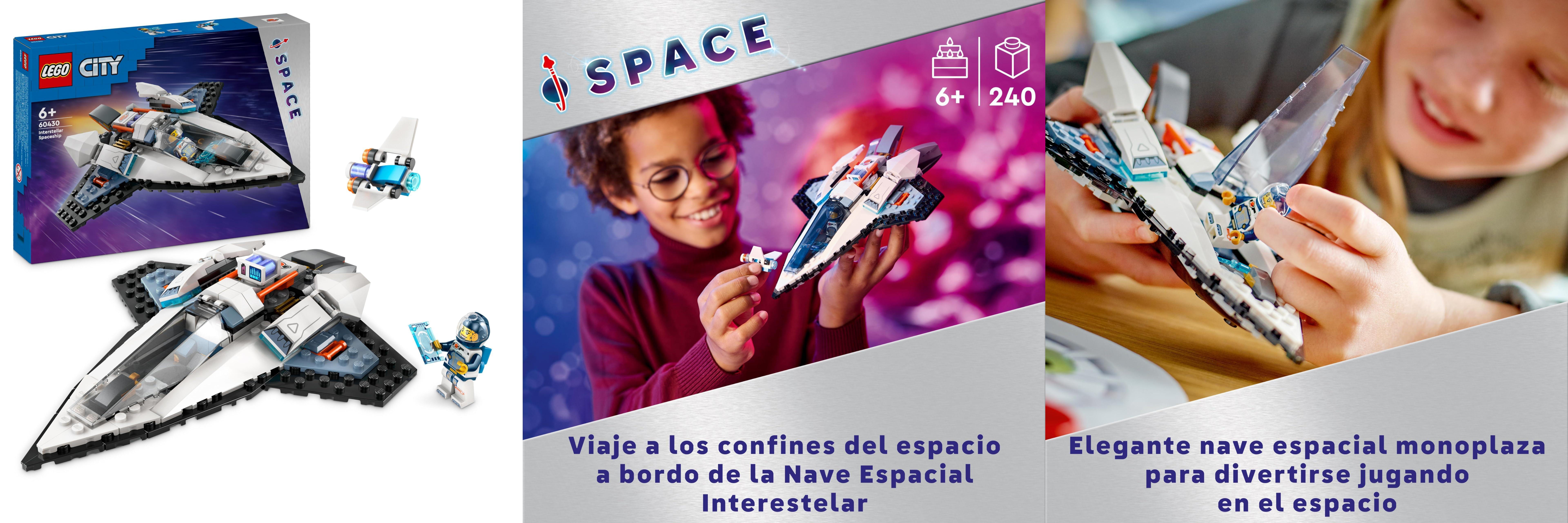 Descubre la emoción del espacio con el LEGO City Nave Espacial Interestelar 60430