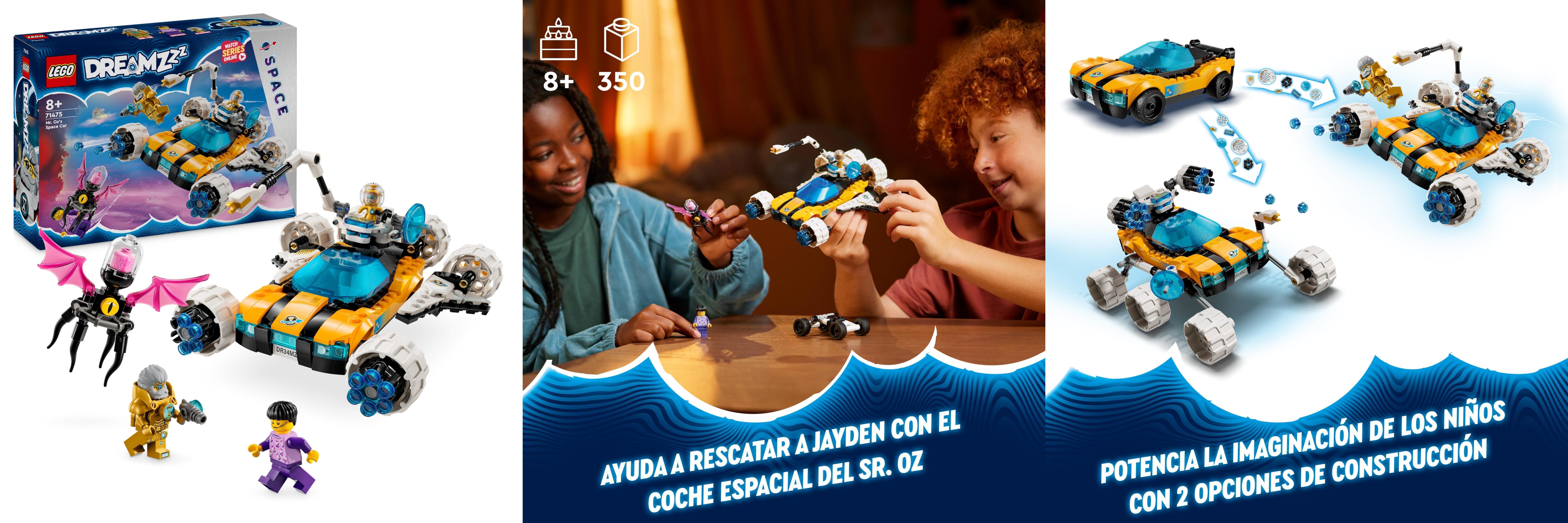 Featured image of post Descubre el Increíble LEGO DREAMZzz Coche Espacial del Sr. Oz: Set de Construcción Transformable con Minifiguras ¡Ideal para Niños y Niñas de 8+!
