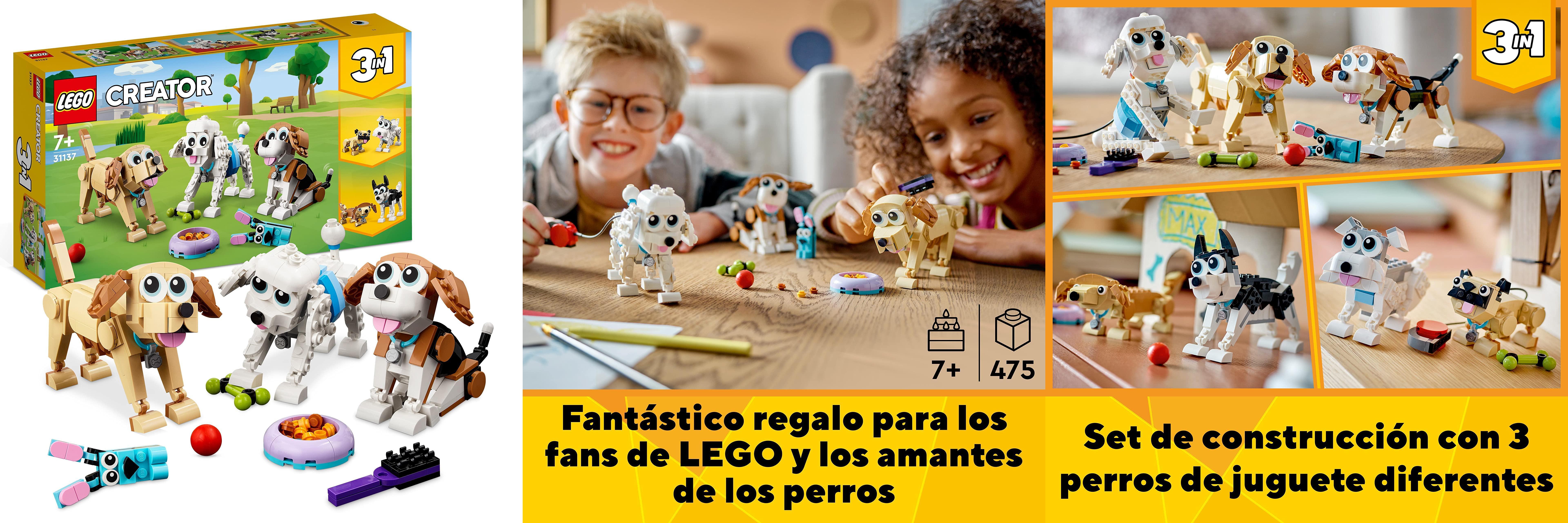 Featured image of post LEGO 31137 Creator 3 en 1 Perros Adorables: Juguete de Construcción para Niños y Niñas de 7 años o más, ¡Regalo Ideal de Cumpleaños!