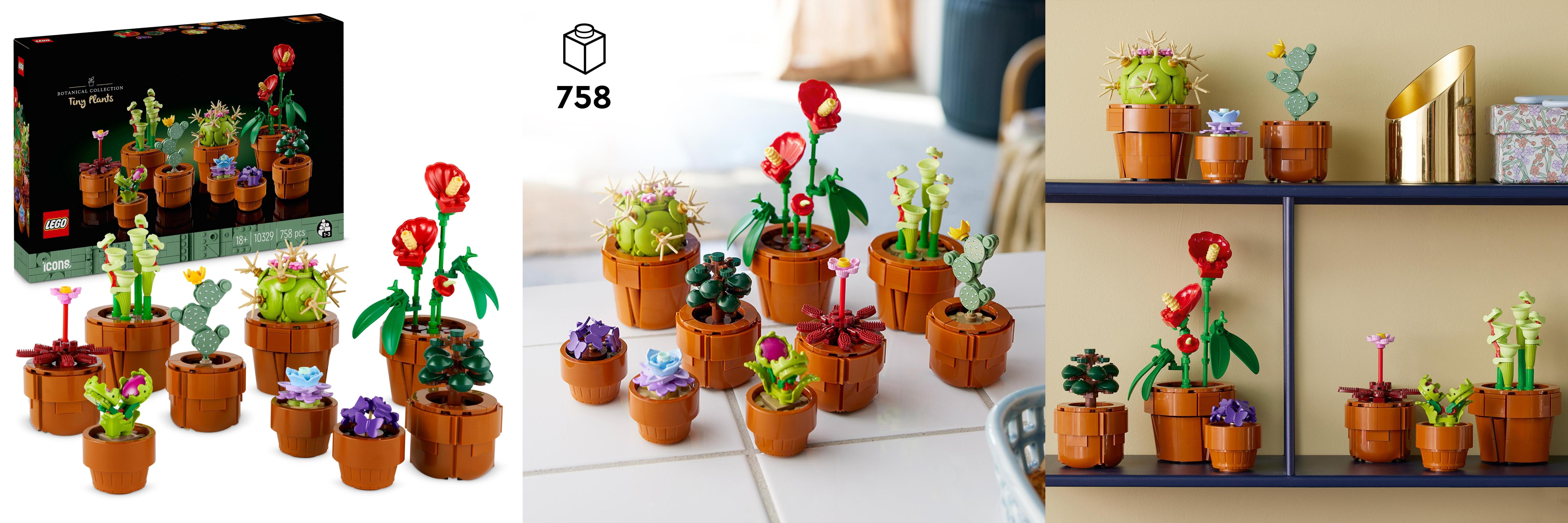 Featured image of post LEGO Icons Plantas Diminutas: Construcción de Flores Artificiales en Maceta de Terracota