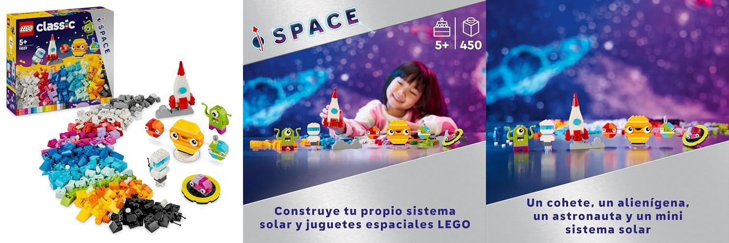 Descubre la Diversión Cósmica con LEGO Classic Planetas Espaciales Creativos - ¡Ideal para Pequeños Astronautas!