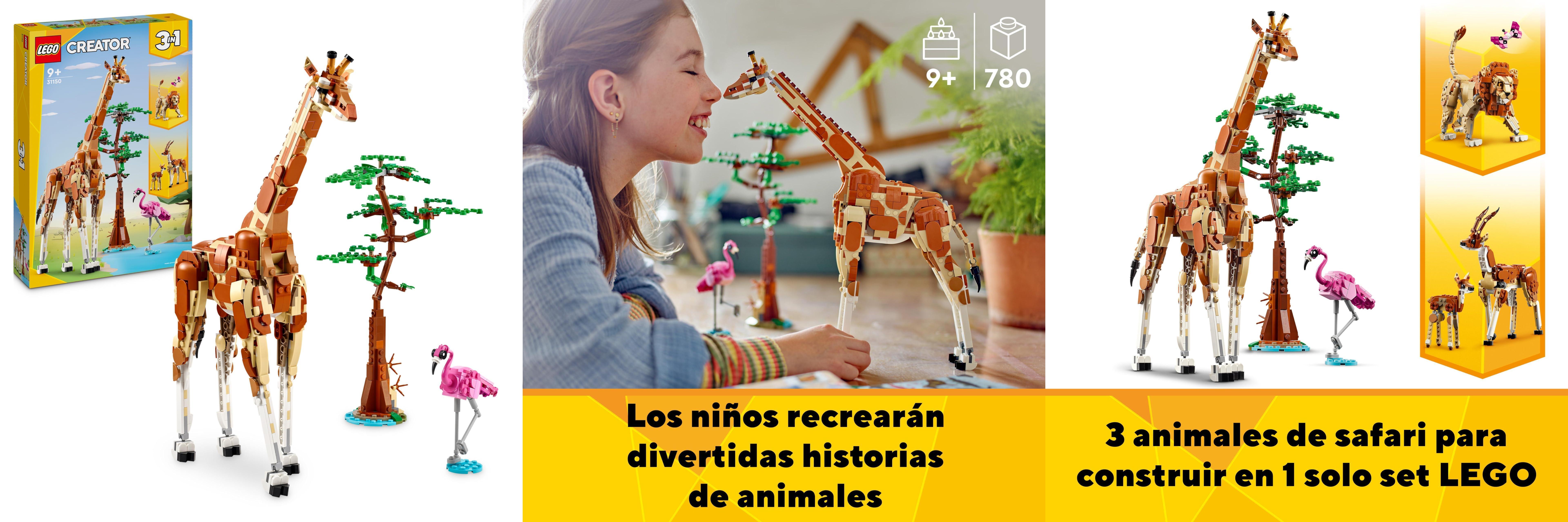Featured image of post Descubre la Diversión del LEGO Creator 3 en 1 Safari de Animales Salvajes - ¡Un Juego de Construcción Único!