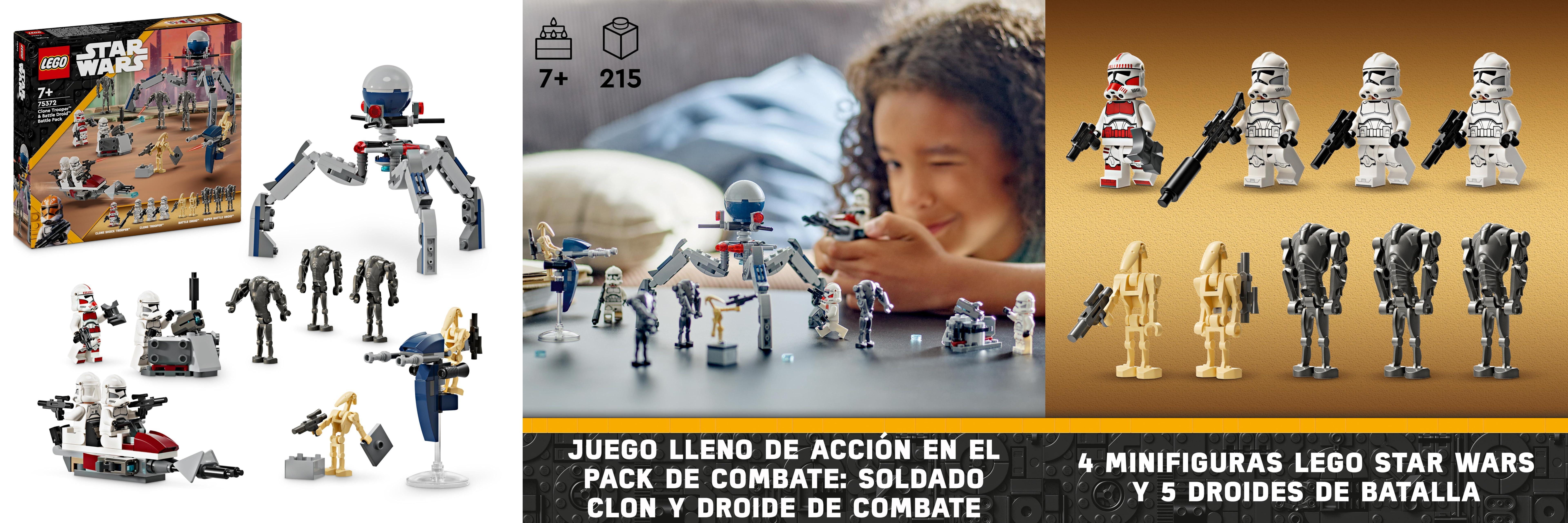 Featured image of post Descubre la emoción galáctica con el Pack de Combate LEGO Star Wars: Soldado Clon y Droide de Combate 75372