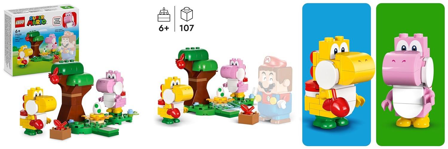 Featured image of post Descubre la emoción de construir con LEGO: Set de Expansión Huevo de Yoshi en el Bosque 71428
