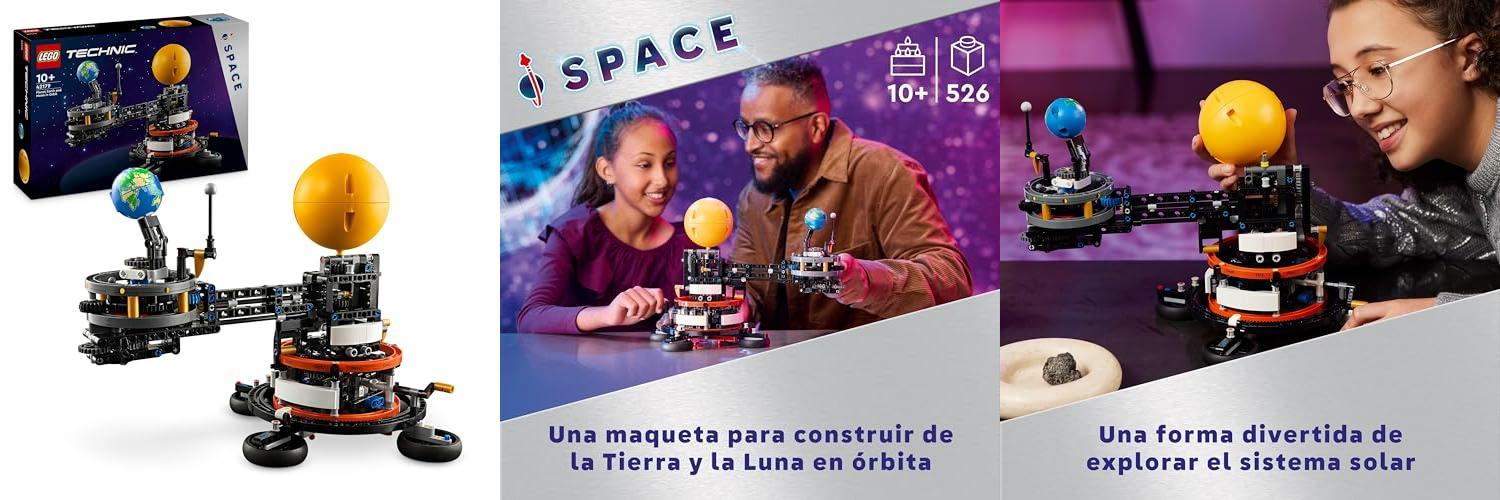 Descubre el LEGO Technic Planeta Tierra y Luna en Órbita: Juego Educativo de Planetas 42179