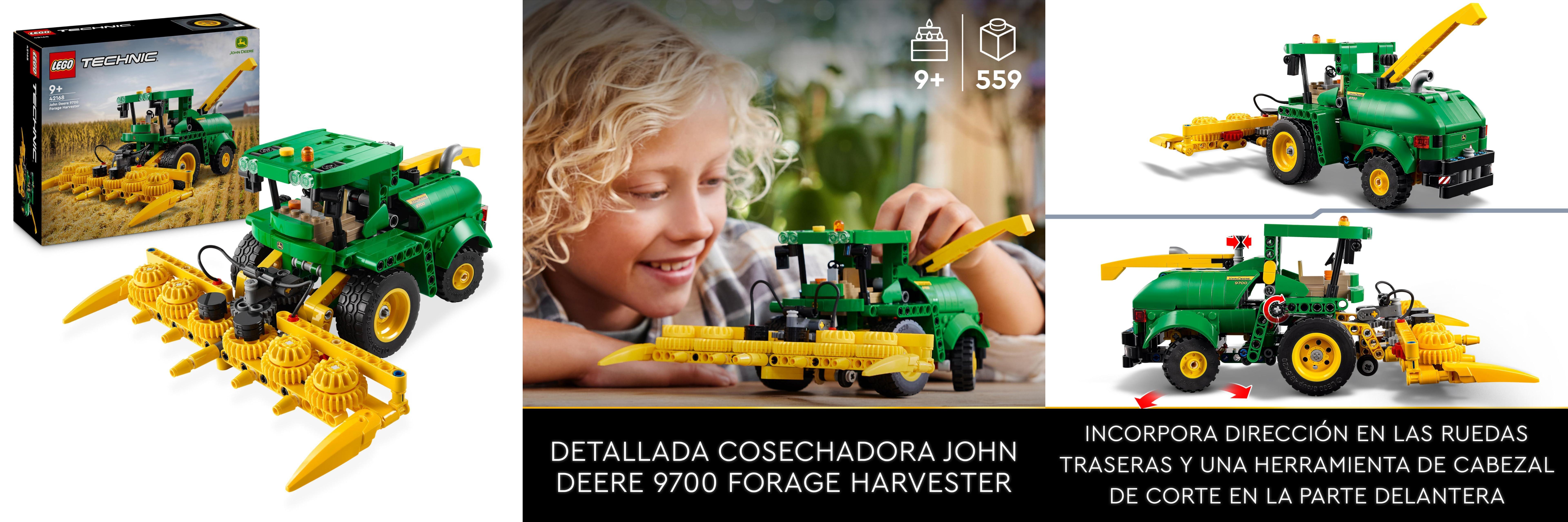 Featured image of post Descubre el emocionante LEGO Technic John Deere 9700 Forage Harvester en nuestro blog