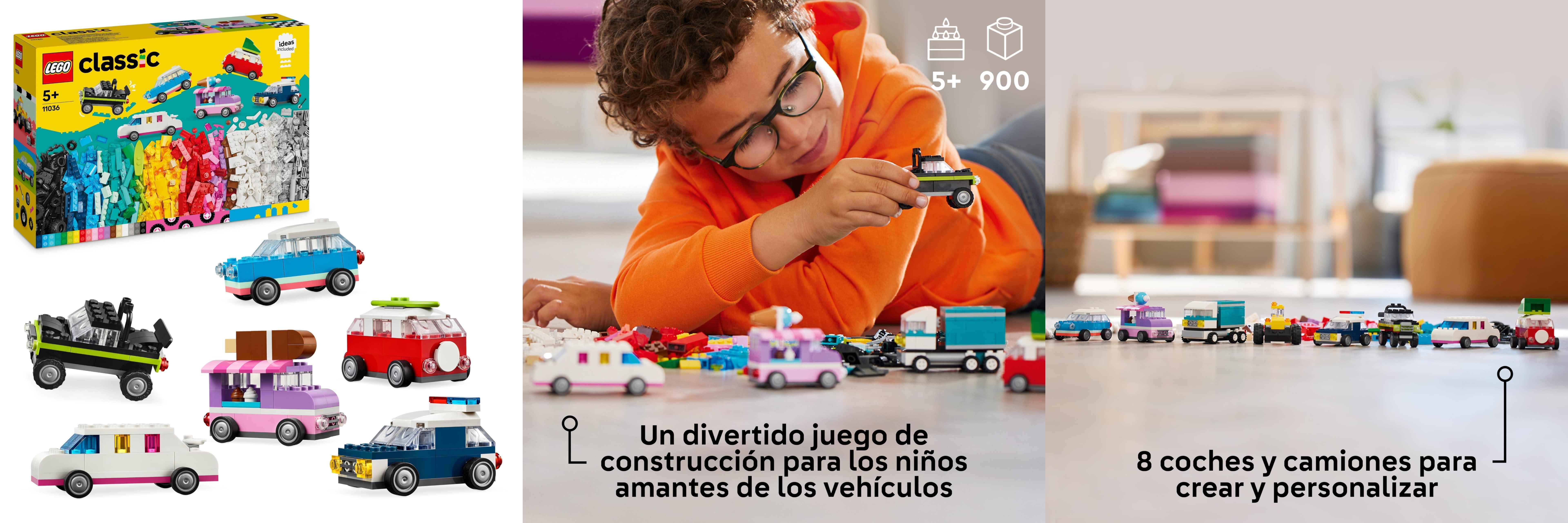 Featured image of post Descubre la Diversión con LEGO Classic Vehículos Creativos Coloridos: Coche de Policía, Camión y Más