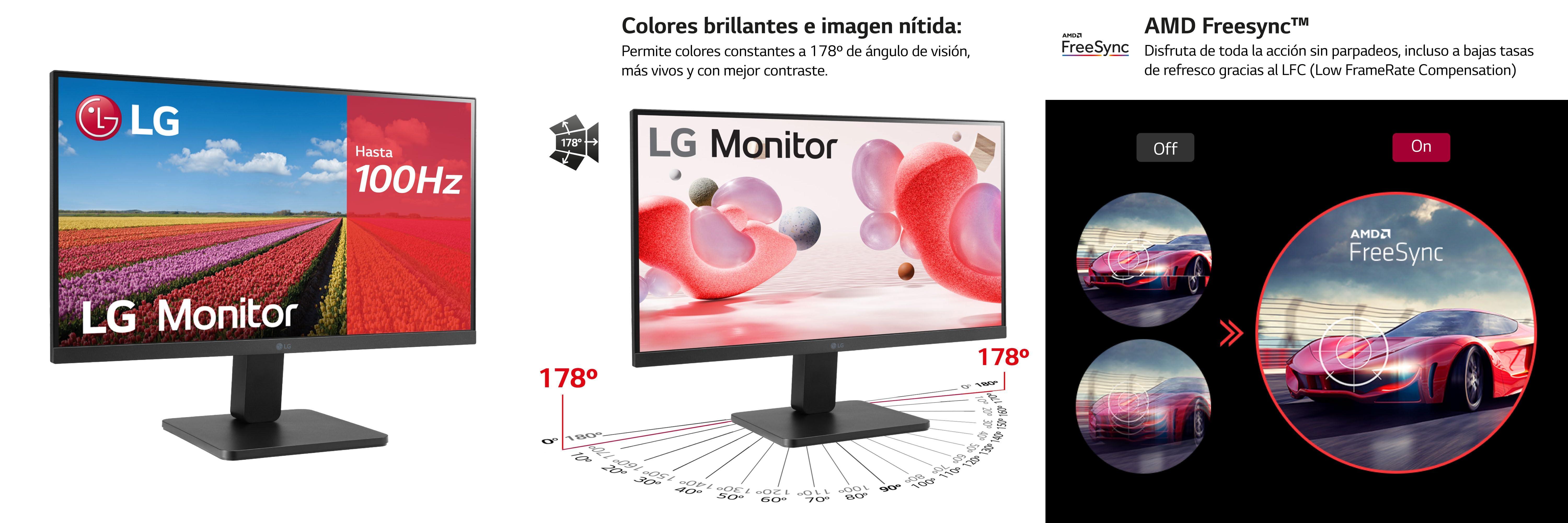 Descubre el Monitor LG 22MR410-B: Full HD, Pantalla Ergonómica y AMD FreeSync en Acción
