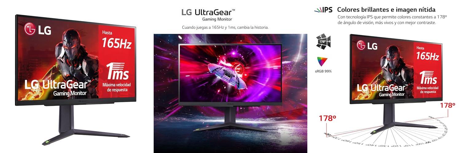 Descubre el LG 27GR75Q-B: Monitor Gaming Ultragear con NVIDIA G-Sync y AMD FreeSync Premium