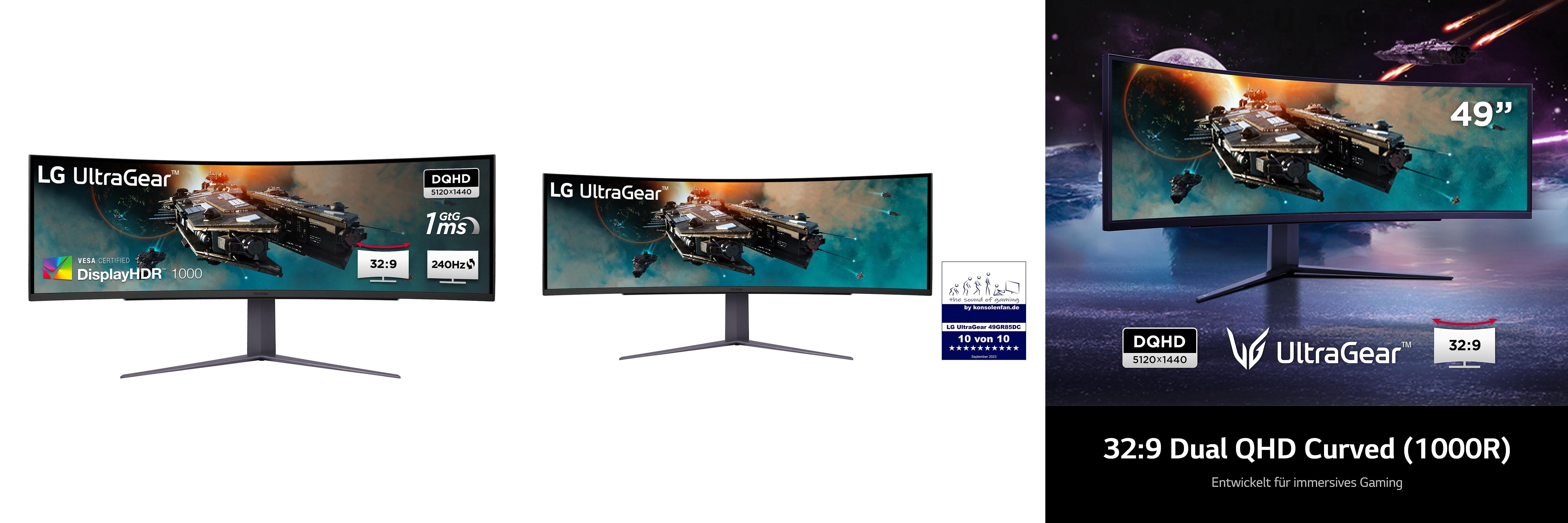 Featured image of post Descubre el poder del LG 49GR85DC-B: Monitor Gaming Ultragear de 49 pulgadas con VA 5120x1440, 32:9, HDR10 y AMD FreeSync Premium