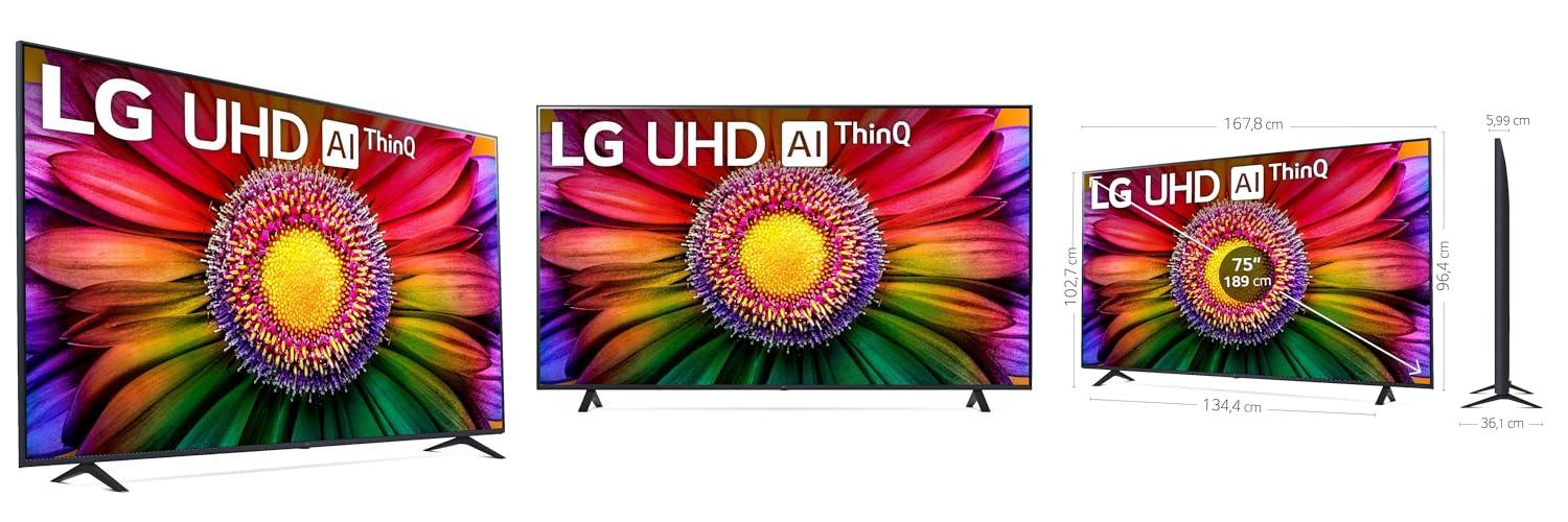 Featured image of post Descubre el LG 75UR80006LJ 75: La experiencia definitiva en TV 4K UHD con Smart TV, HDR10 y más