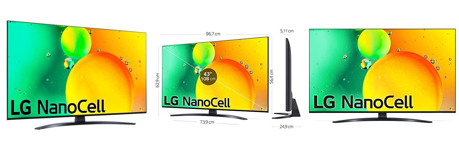 Descubre el LG Televisor 43NANO766QA: la mejor experiencia 4K en un Smart TV de 43 pulgadas