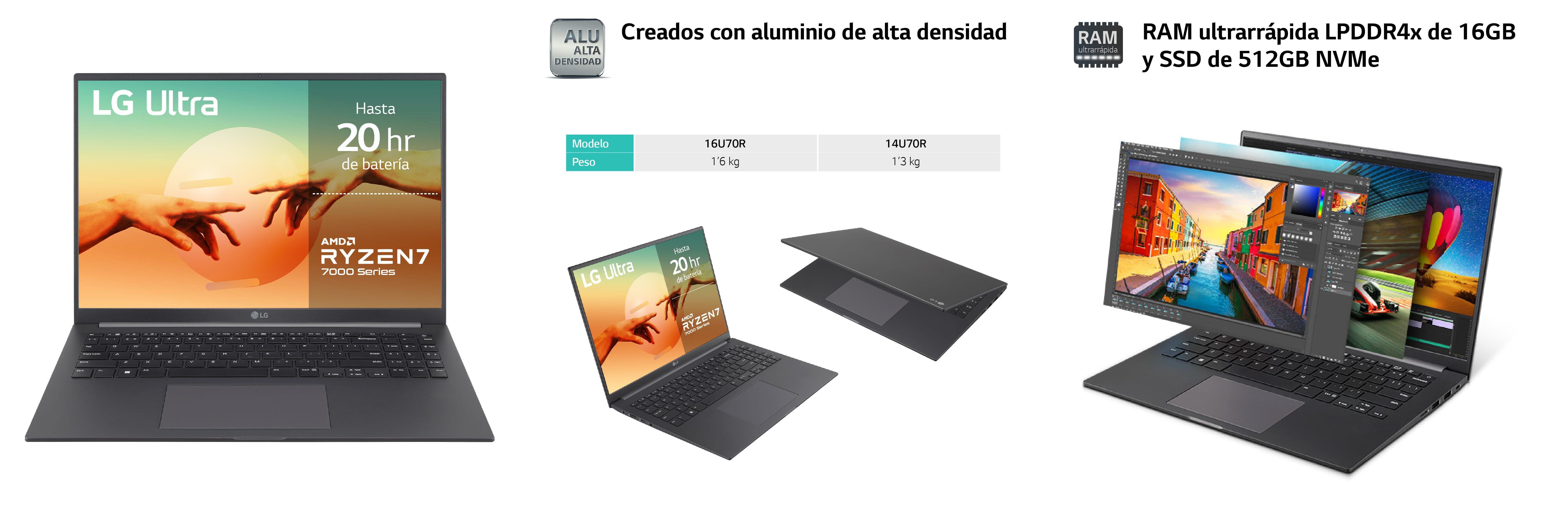 Descubre el LG Ultra 16U70R-G.AA56B: Potencia y Portabilidad en un Solo Dispositivo