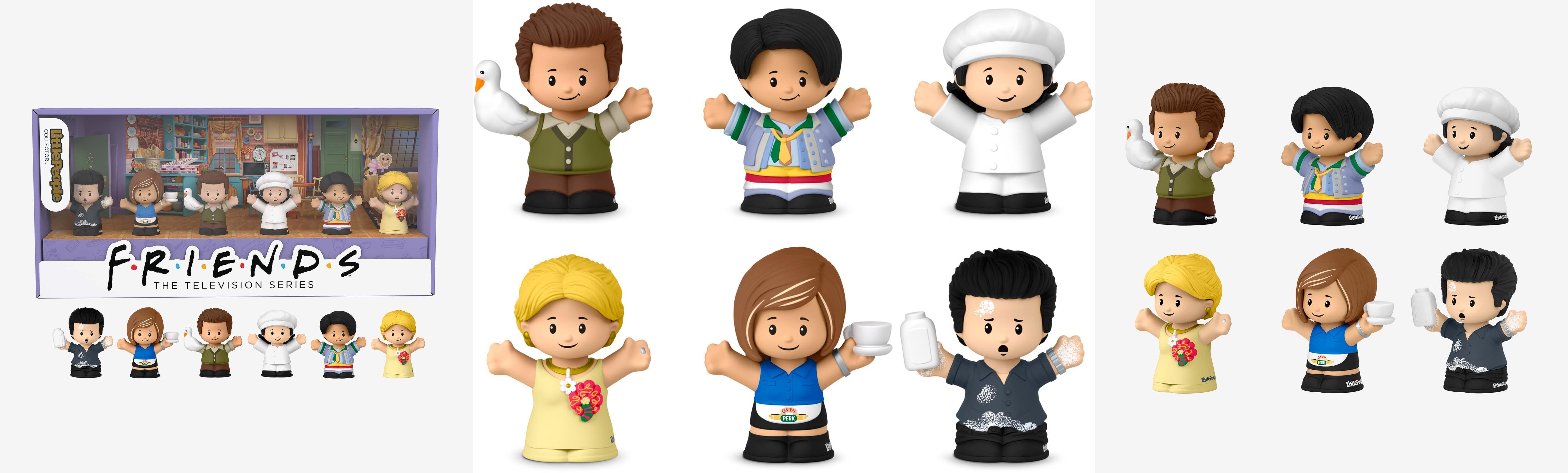 Descubre el pack de figuras Little People Collector Friends: ¡Revive tus momentos favoritos de la serie con Ross, Rachel, Chandler, Monica, Phoebe y Joey!