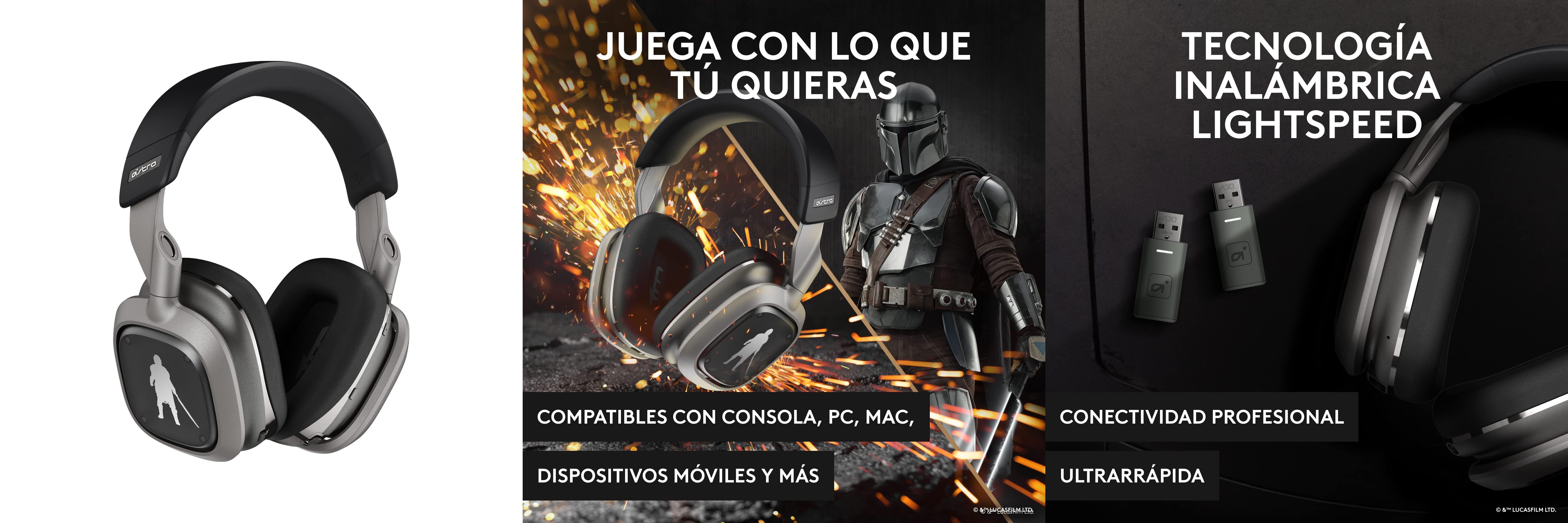 Featured image of post Descubre la experiencia inalámbrica de juego con los auriculares Logitech G Astro A30 Lightspeed The Mandalorian Edition