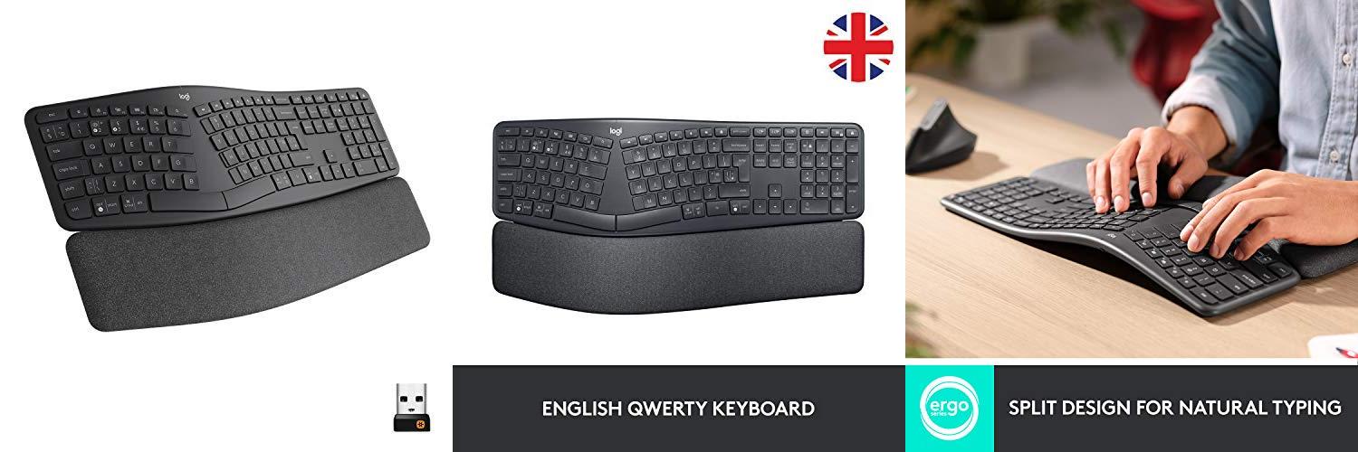 Featured image of post Descubre la comodidad del teclado Logitech Ergo K860 - Grafito: ¡Diseño ergonómico para tu bienestar!