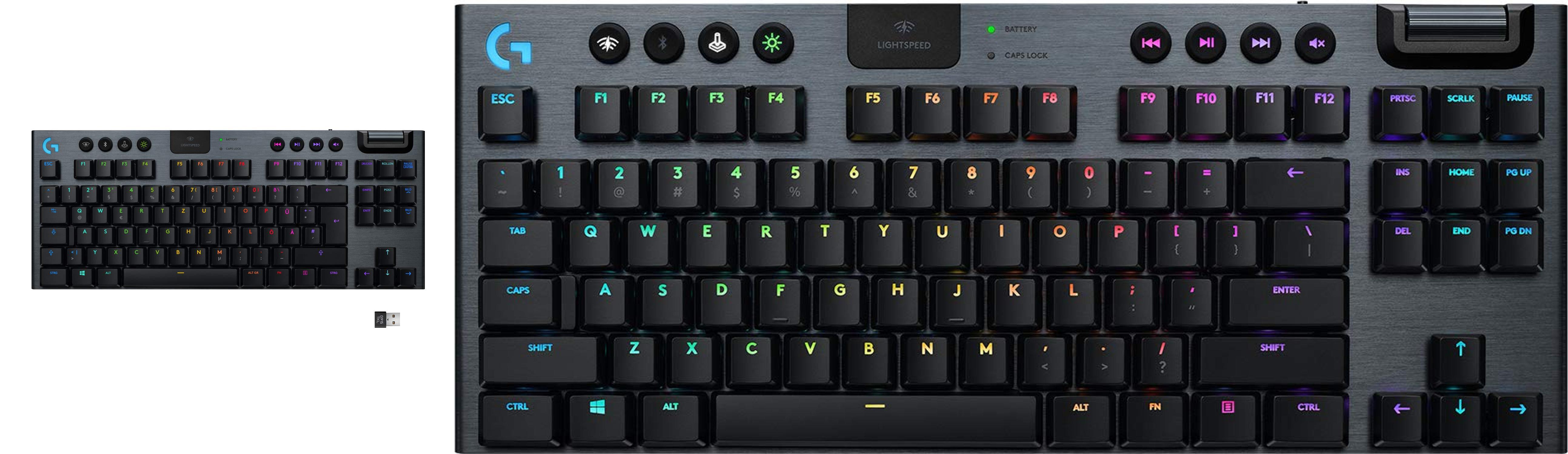 Descubre el Logitech G915 TKL: El Teclado Bluetooth para Gamers en Alemán Negro