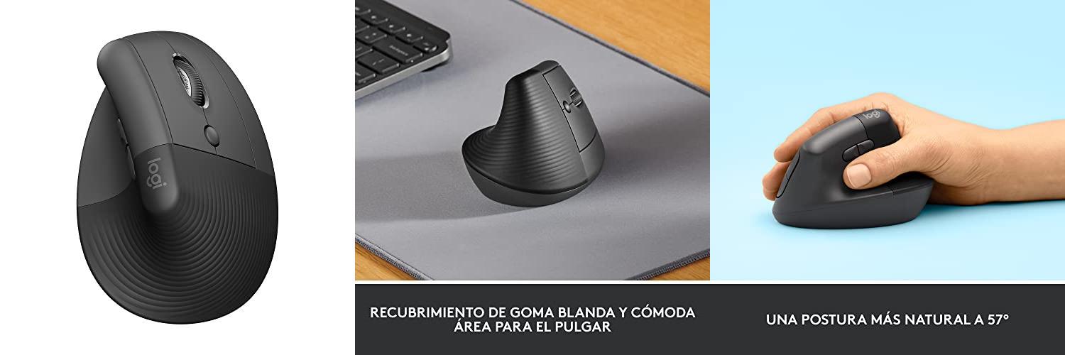 Descubre la comodidad con el Logitech Lift Ratón Ergonómico Vertical