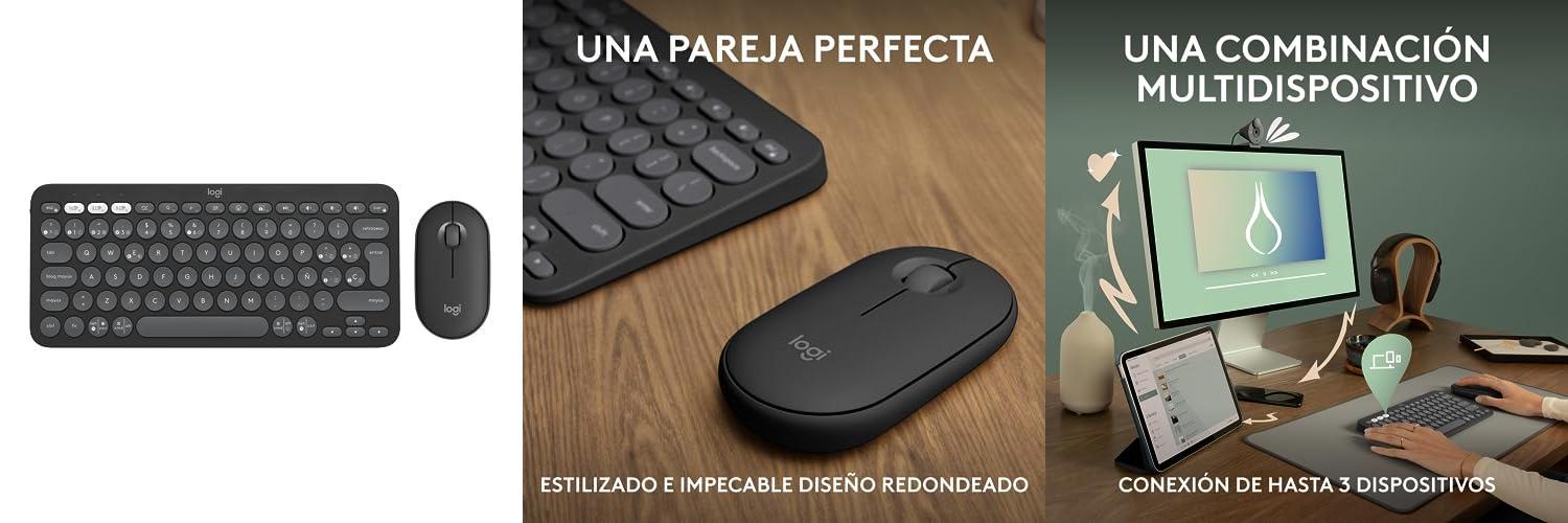 Descubre el Logitech Pebble 2 Combo: Teclado y Ratón Inalámbricos Personalizables