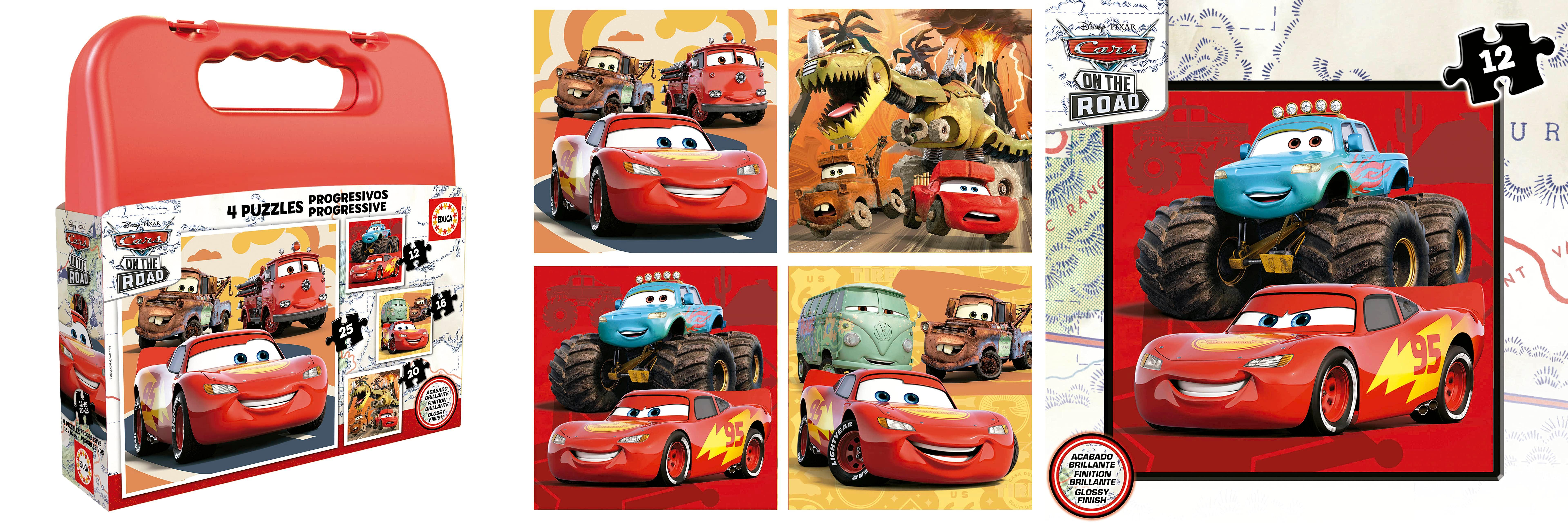 Featured image of post Maleta Cars Educa: Diviértete con 4 Puzzles Progresivos de Disney | Set +3 años