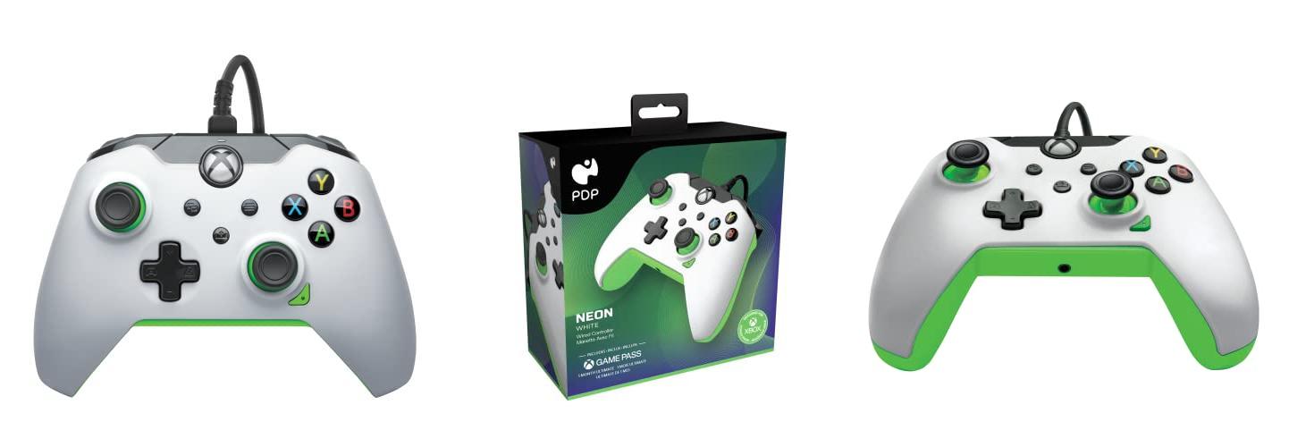 Mando PDP Neon White para Xbox Series X|S: Juega con estilo y precisión