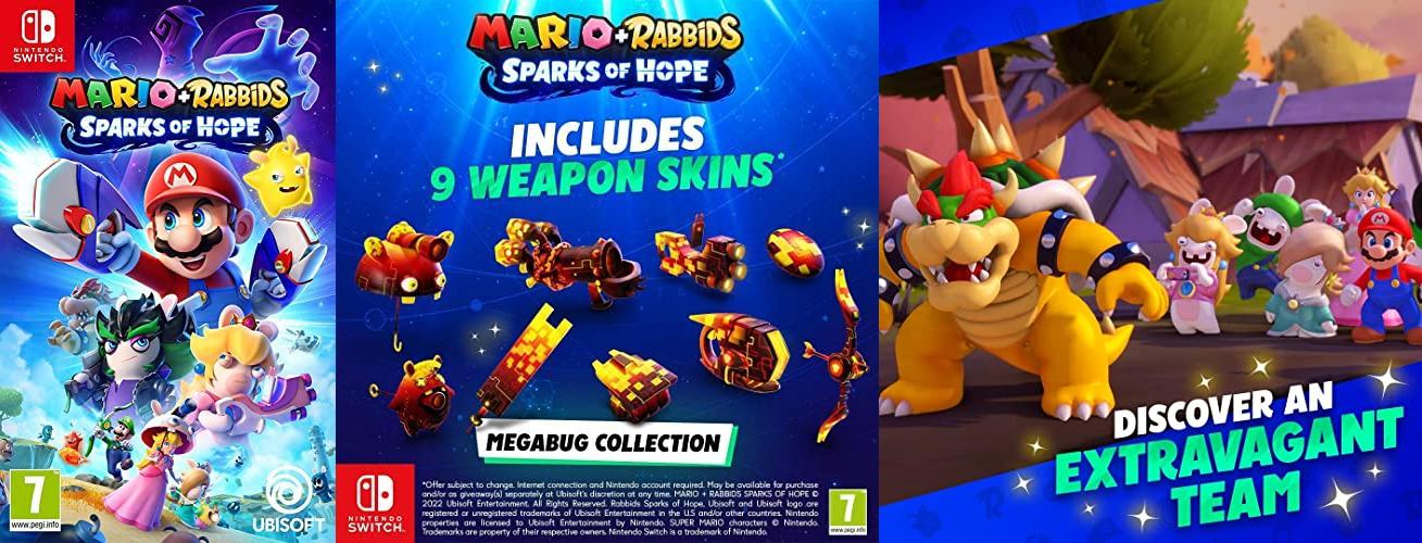 Descubre la emocionante aventura de Mario + Rabbids Sparks of Hope para Switch