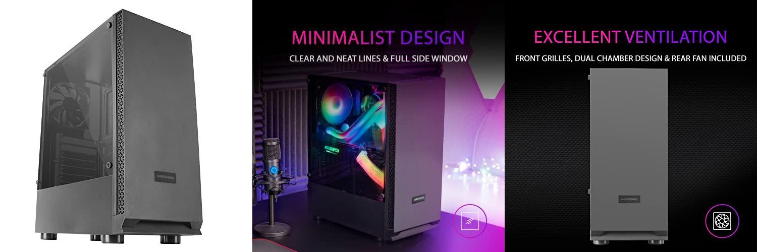 Mars Gaming MCN2: la semitorre gaming perfecta para mostrar tu hardware en todo su esplendor