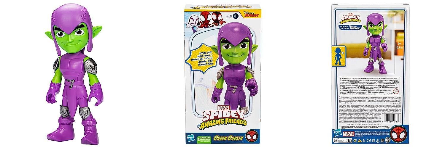 Featured image of post Descubre la diversión con la Figura Gigante de Duende Verde de 22,5 cm de Marvel Spidey y su superequipo