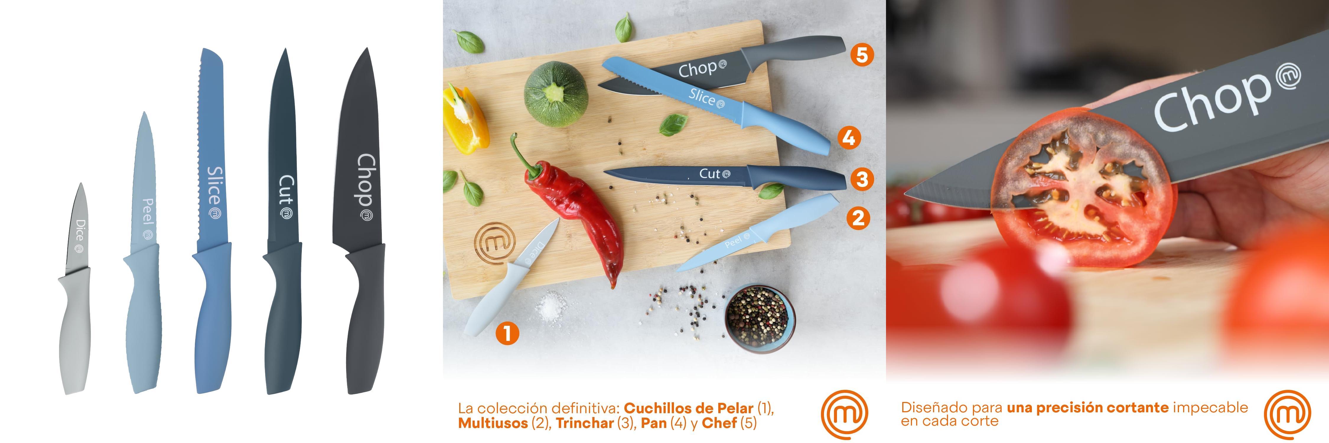 Descubre el Set de Cuchillos MasterChef Cocina: Elegancia y Funcionalidad en tu Cocina