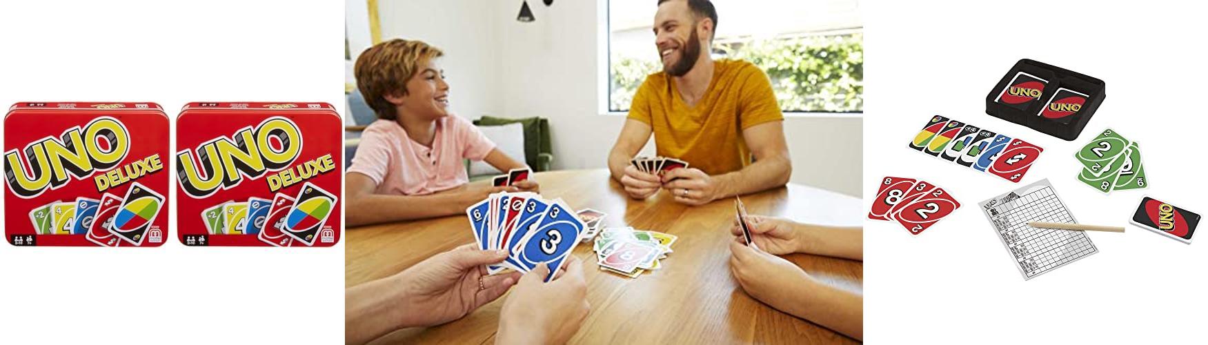 Descubre la diversión con Mattel Games UNO Deluxe - ¡Diversión en doble dosis!