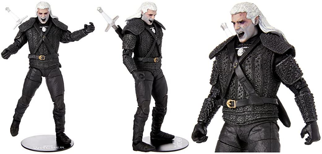 McFarlane Figura de Acción Geralt de Rivia en Batalla con Kikimora: ¡Detalles Increíbles!