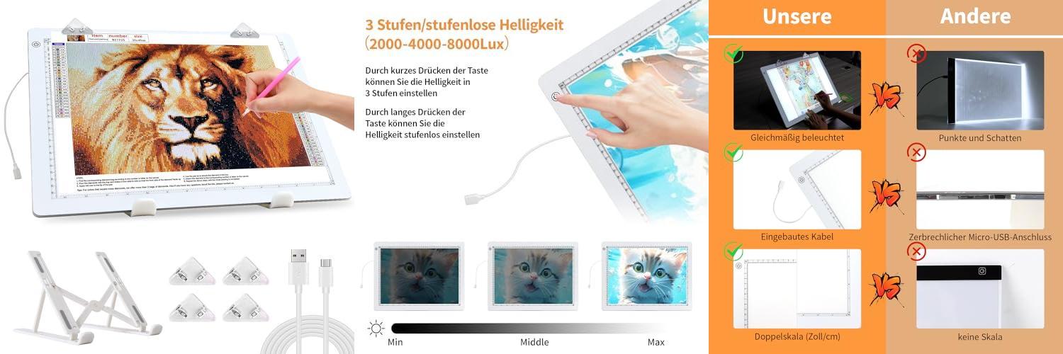 Featured image of post Descubre la elice Mesa luminosa A3: panel ultrafino para tus creaciones luminosas