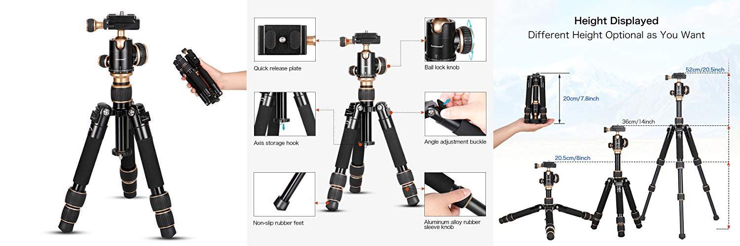 Featured image of post Descubre el Koolehaoda Mini Trípode Portátil de Mesa: Compacto y Ligero para tus Aventuras Fotográficas