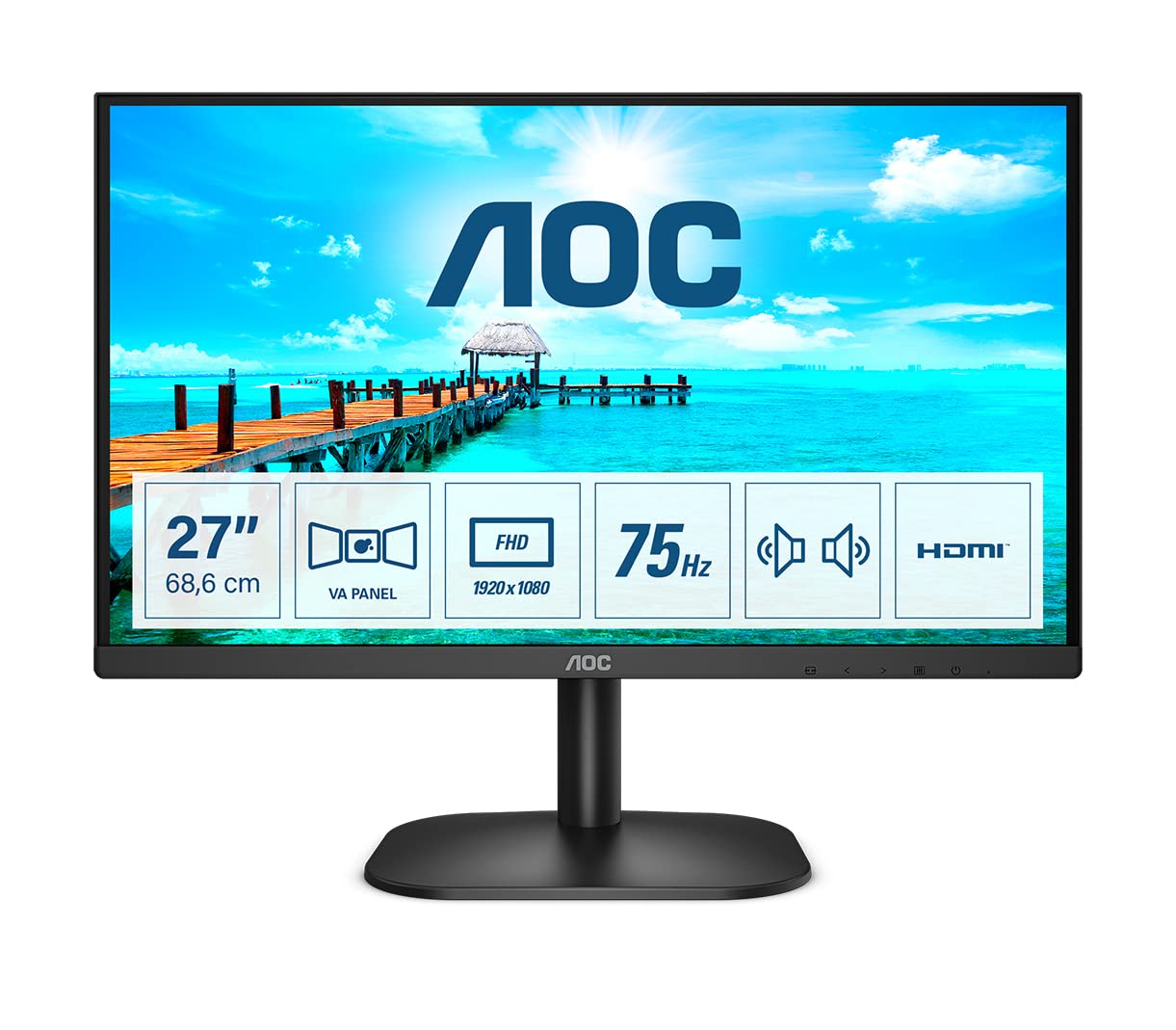 Featured image of post Descubre el Monitor AOC 27B2AM: Colores Vivos y Tecnología Respetuosa con los Ojos