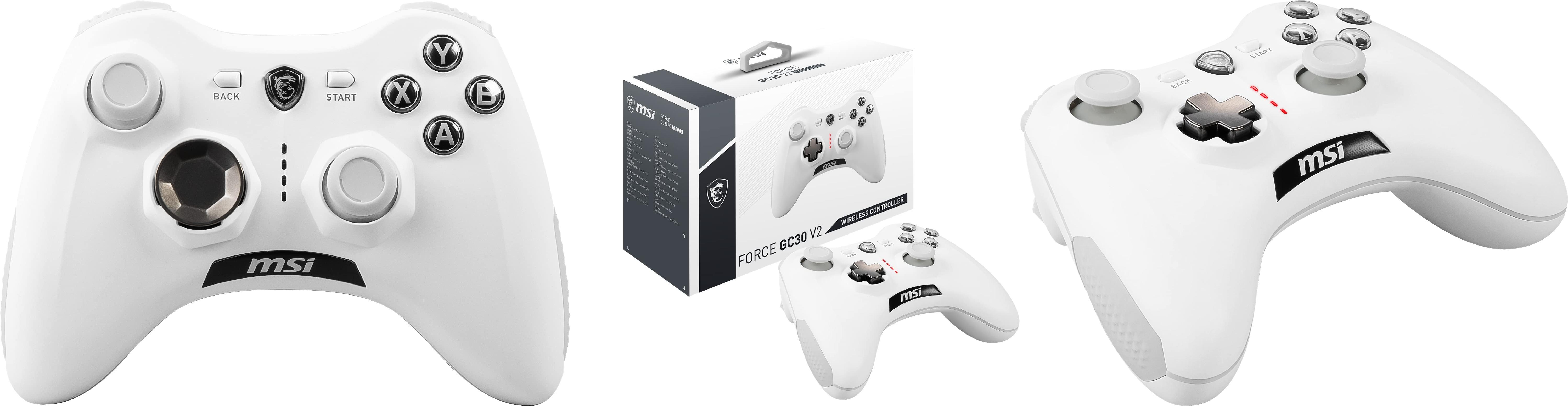 Featured image of post Descubre el MSI FORCE GC30 V2 WHITE: El Mando Gaming Inalámbrico Todo en Uno